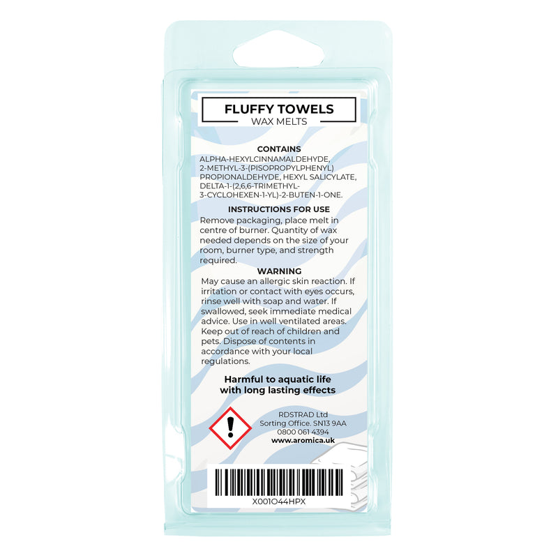 Fluffy Towels Wax Melts | 55g Scented Wax Melt Dupe | 9% Fragrance