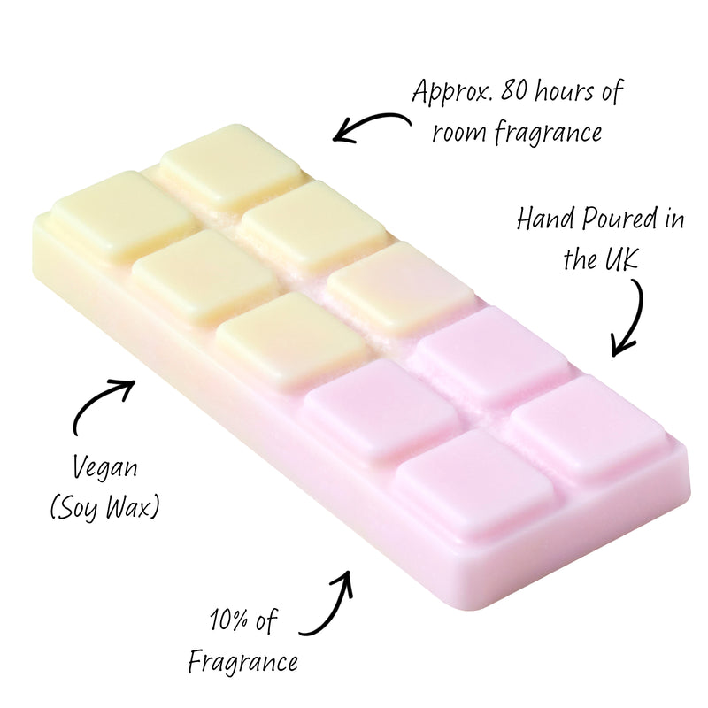 La Vie Bella Vegan Wax Melt (approx. 55g) - Snap Bar clamshell - Double Pour